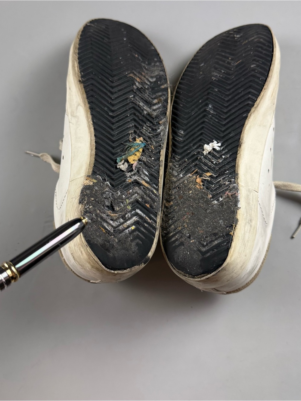 Golden Goose Superstar Leather Sneakers White Beige Star Womens EU 38 / US 7.5 - Picture 11 of 13